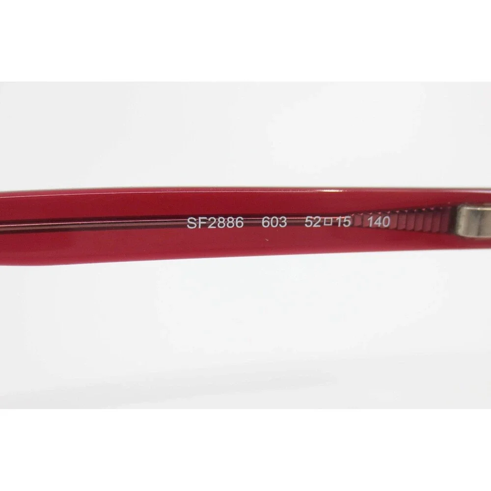 Salvatore Ferragamo SF2886 603 Wine Red Cat Eye Eyeglasses Frames Italy